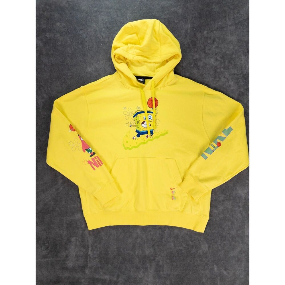 Nike Kyrie x SpongeBob SquarePants Dri-FIT Hoodie Yellow Men's Large